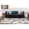 World Rug Gallery Vintage Modern Floral Gray/Yellow/Ivory Area Rug 5'x7' 2075CREAM5X7 - alternate 7